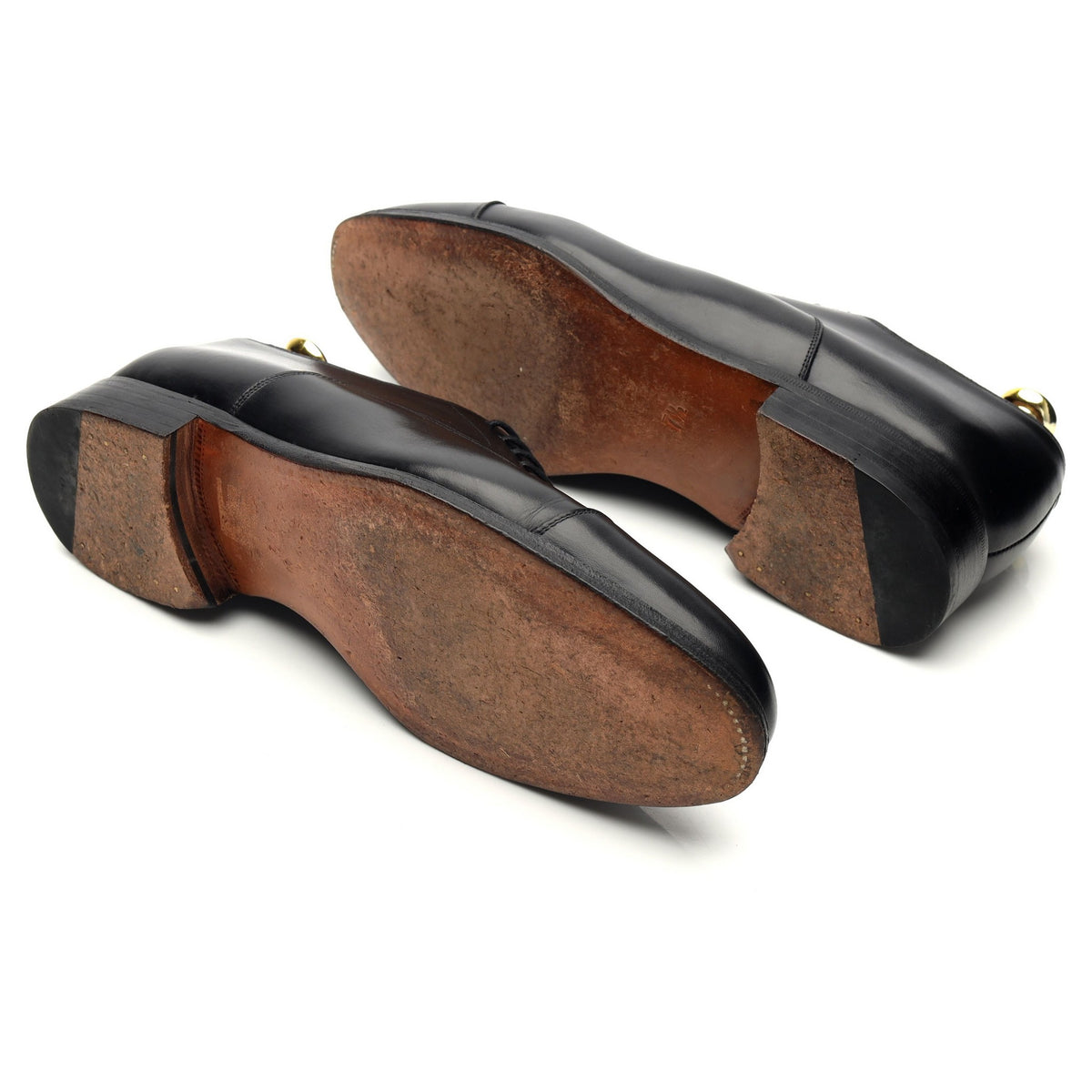 &#39;101198&#39; Black Leather Oxford UK 7.5