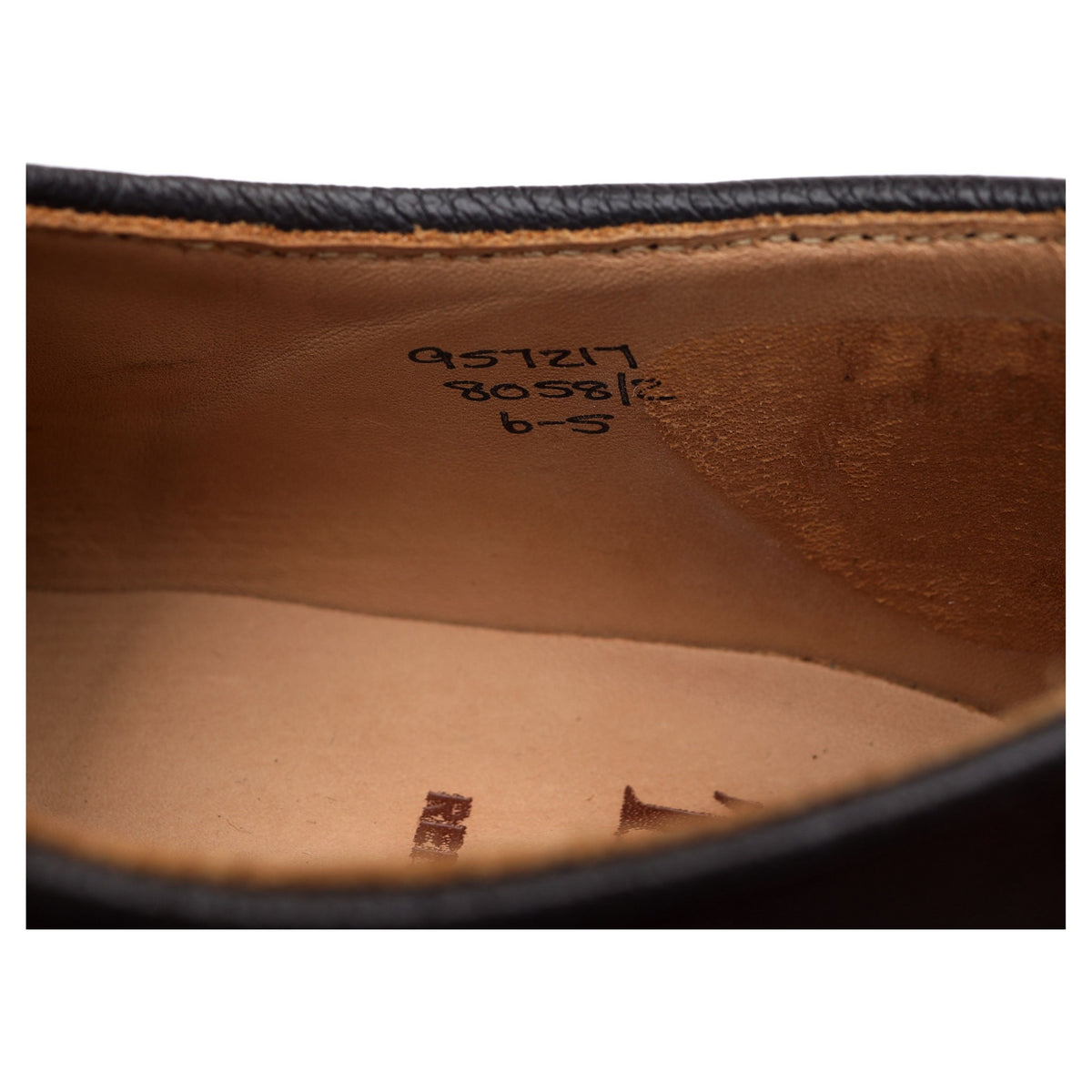 Dark Brown Leather Derby UK 6