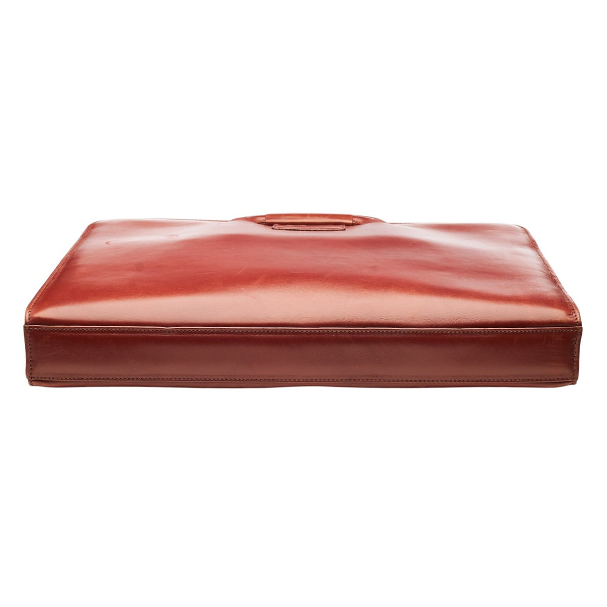Tan Brown Leather Laptop Bag