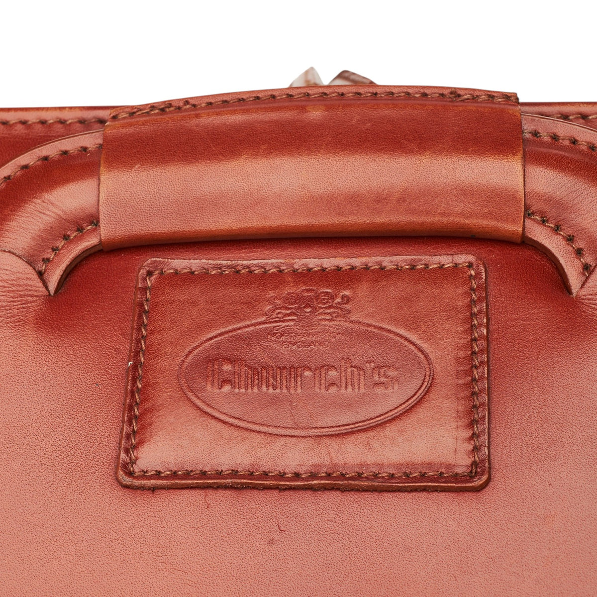 Tan Brown Leather Laptop Bag