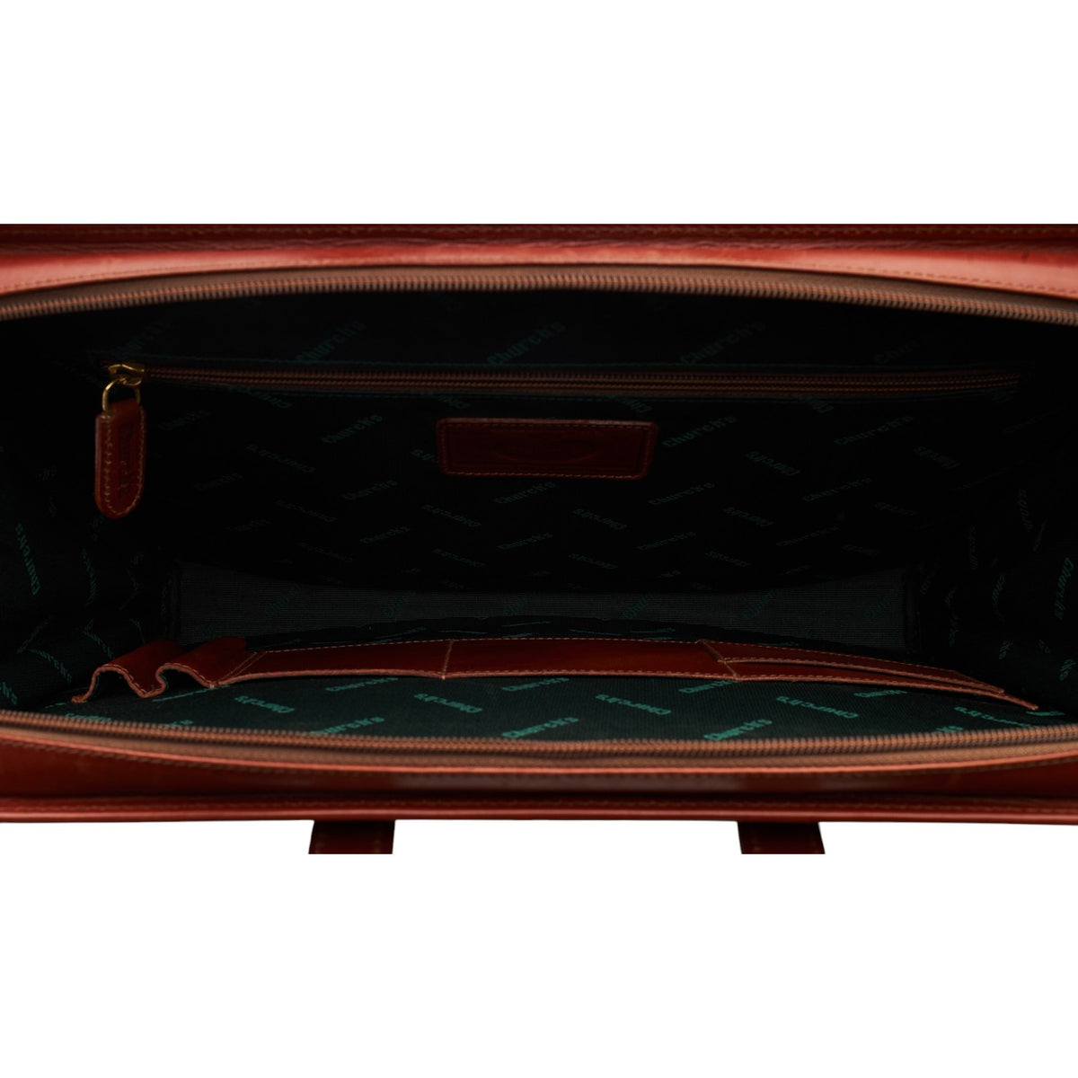 Tan Brown Leather Laptop Bag