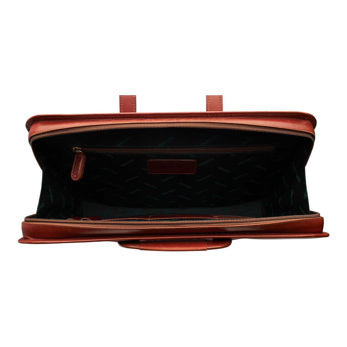 Tan Brown Leather Laptop Bag