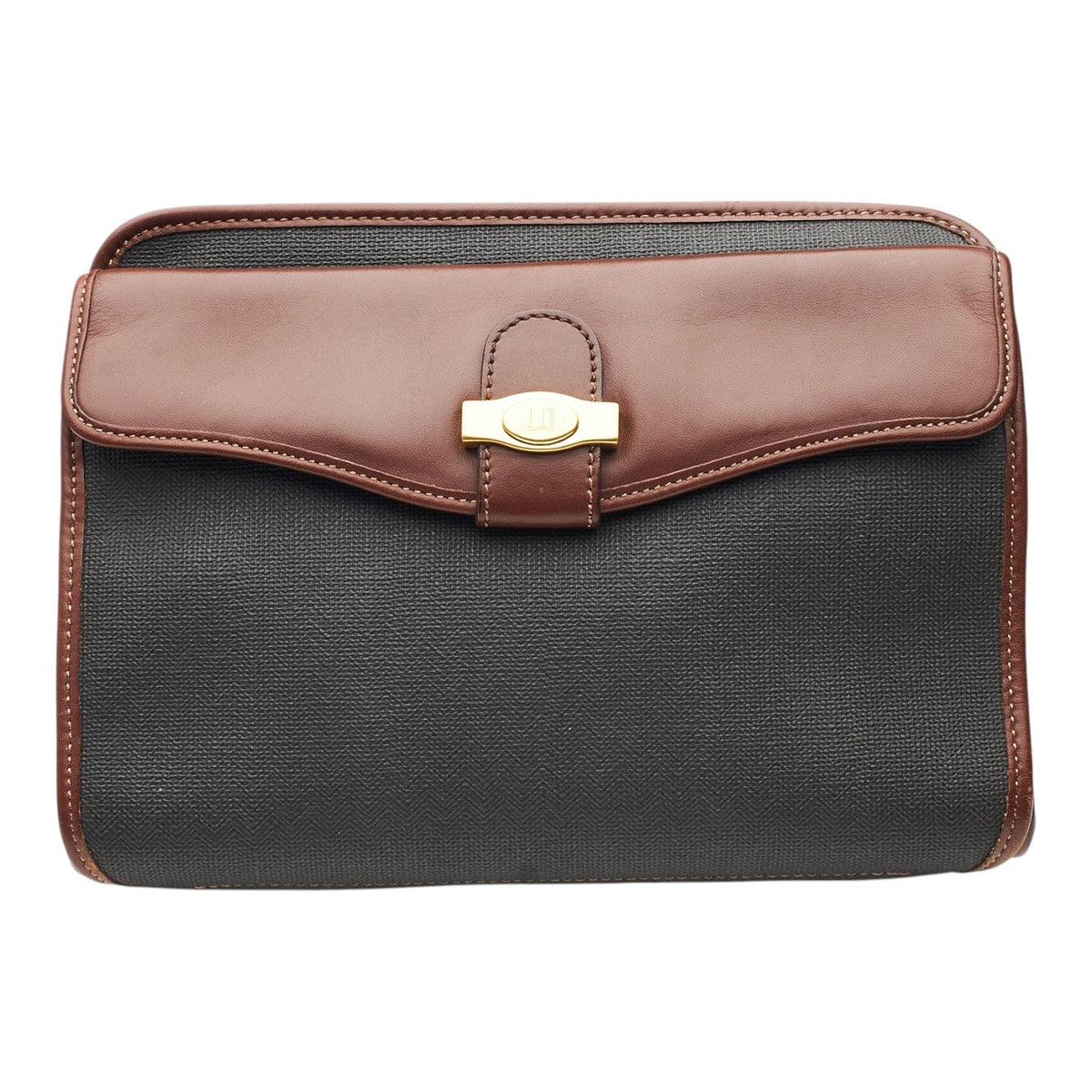 Brown Leather Wash Bag Large