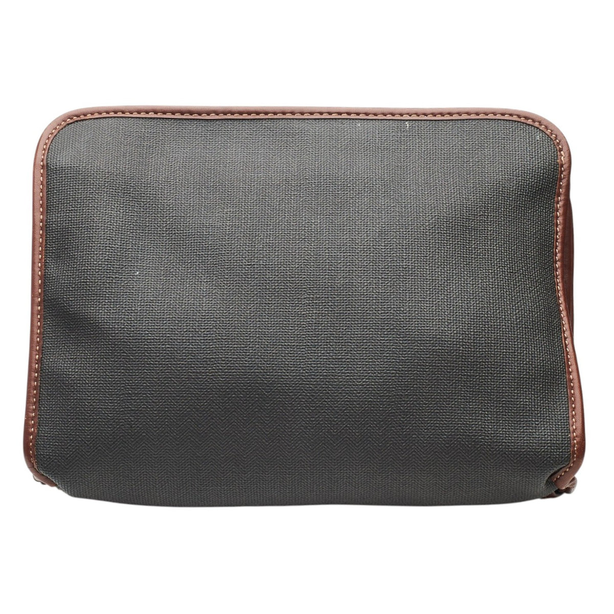 Brown Leather Wash Bag Large