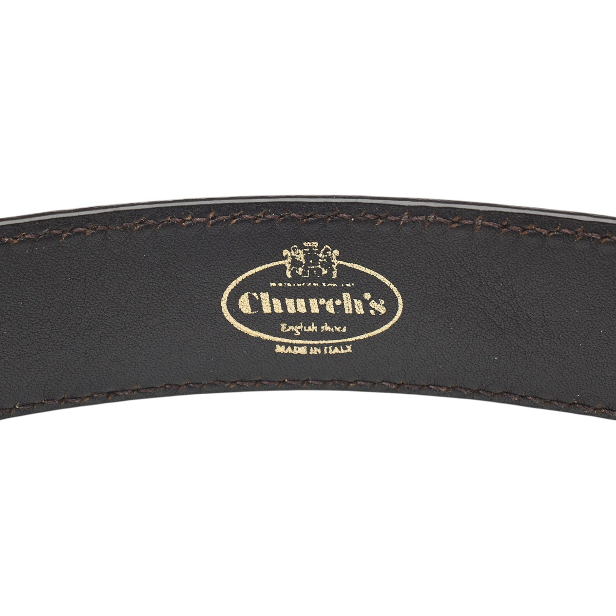 Dark Brown Suede Square Buckle Belt 34"