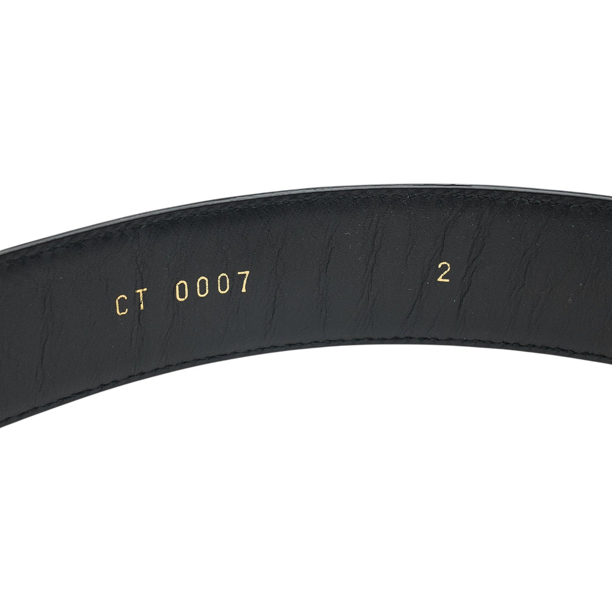 Black Leather Belt 32"