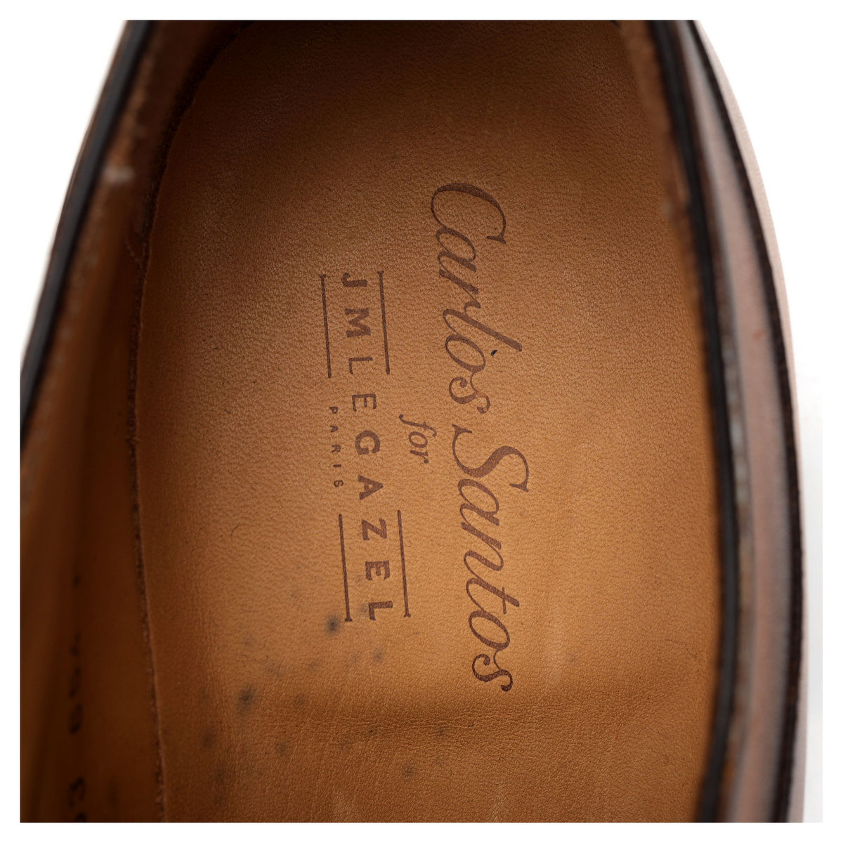 &#39;8753&#39; Tan Brown Leather Oxford UK 7.5 F