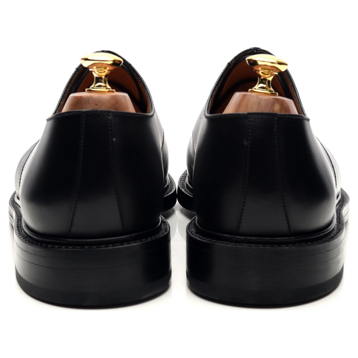 &#39;Half-Hunt&#39; Black Leather Split Toe Derby 10 D UK 10.5