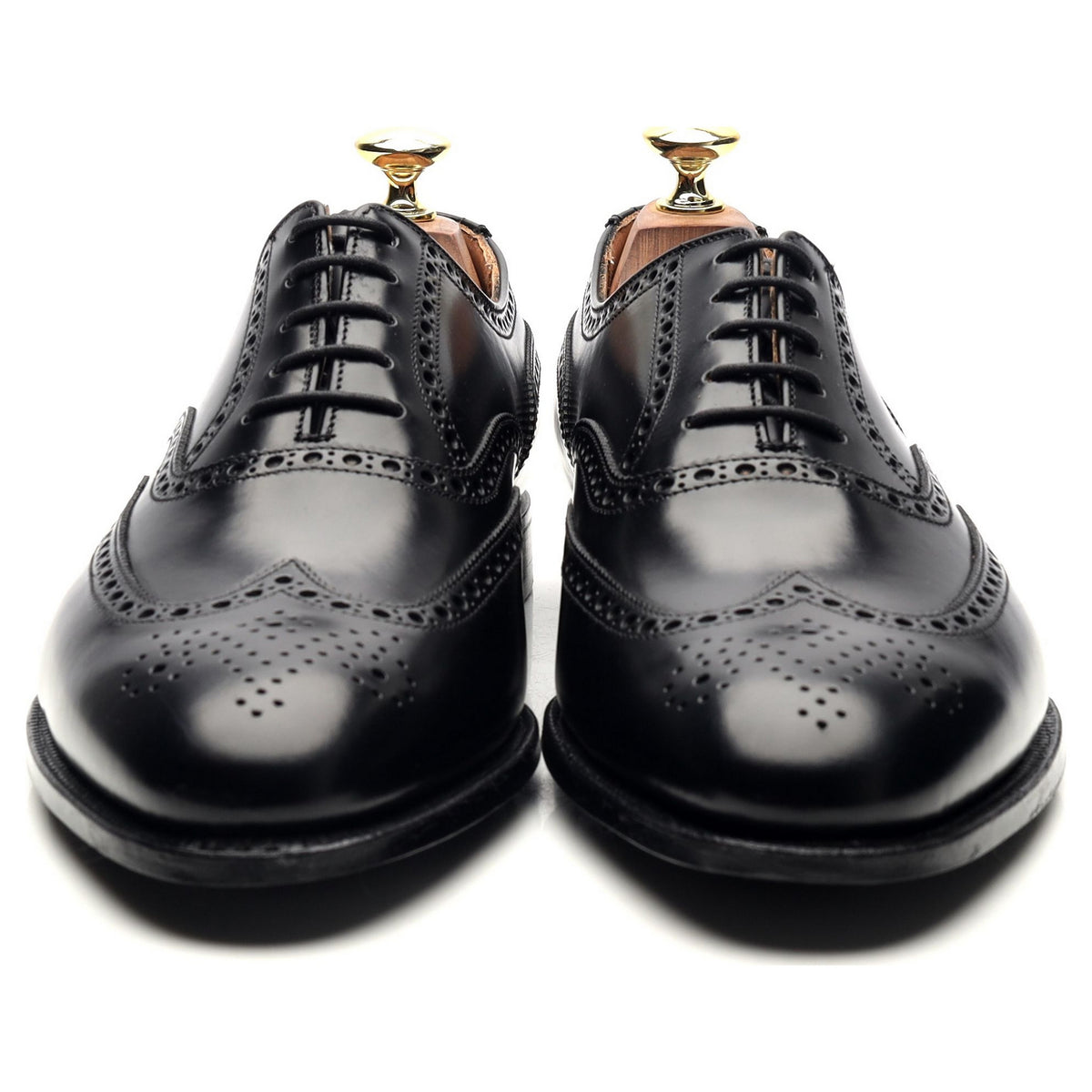 &#39;Westgate 2&#39; Black Leather Oxford Brogues UK 8 E