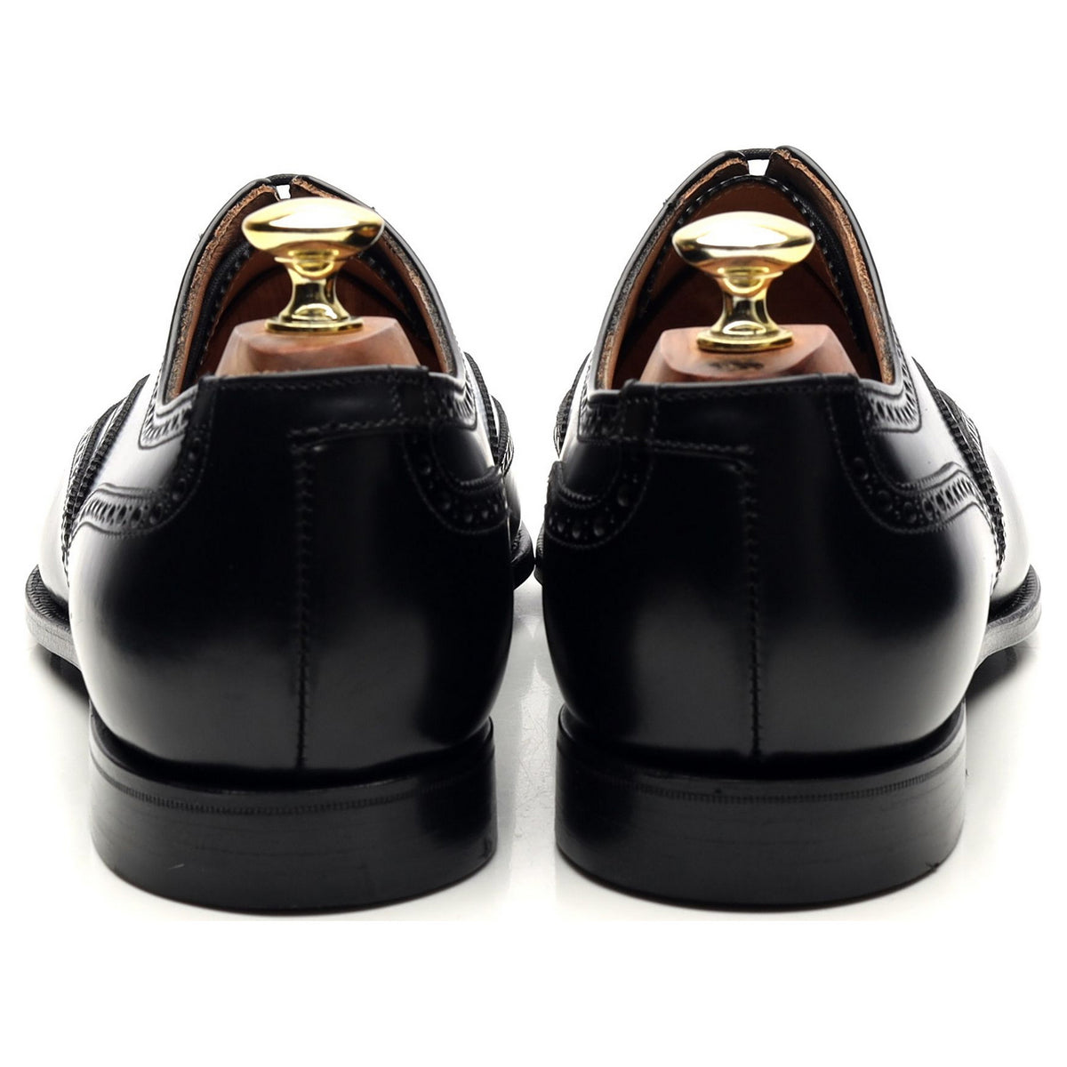 &#39;Westgate 2&#39; Black Leather Oxford Brogues UK 8 E