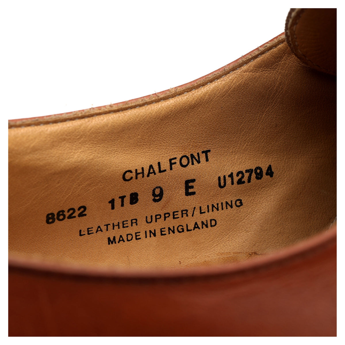 &#39;Chalfont&#39; Tan Brown Leather Monk Strap UK 9 E