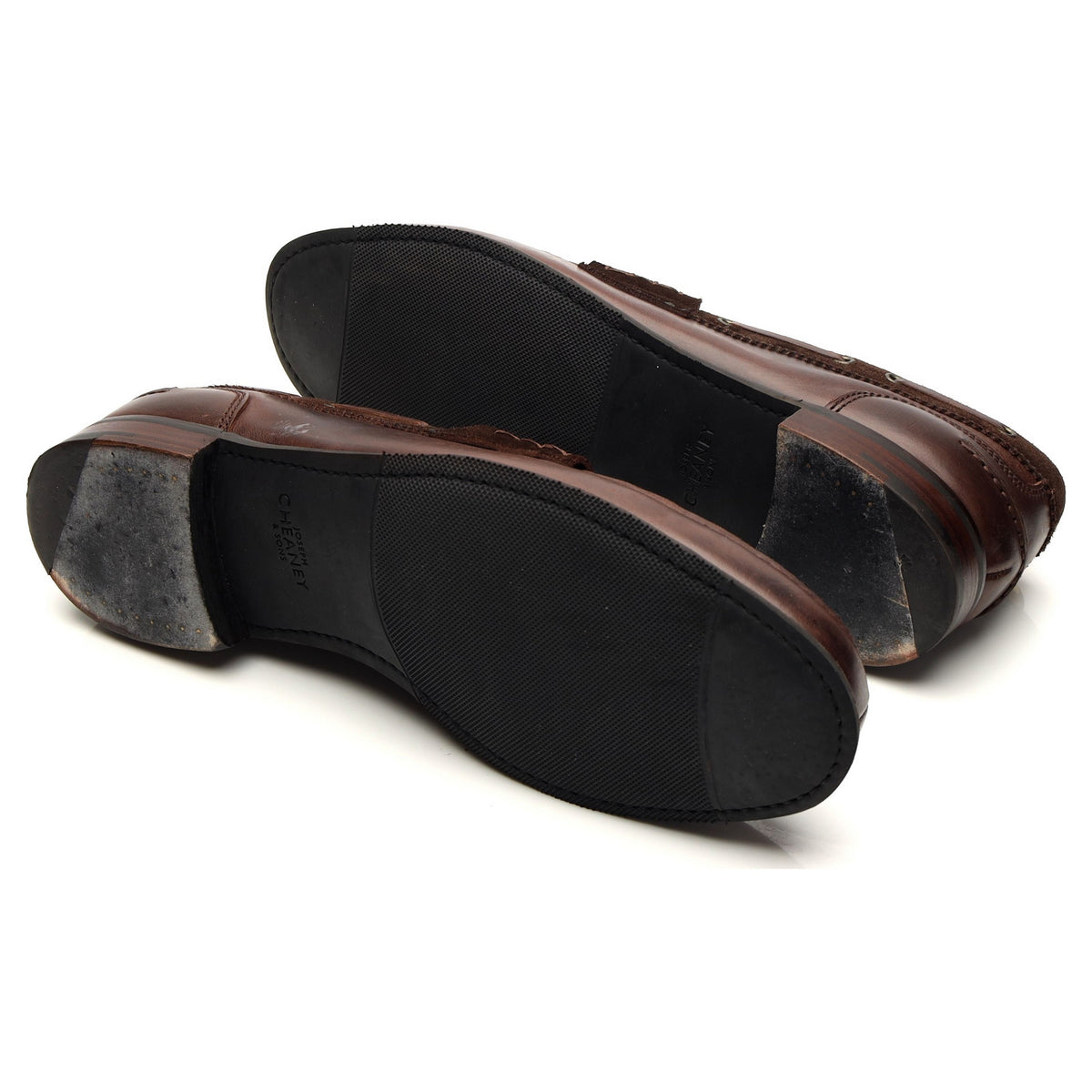 &#39;Mirage&#39; Brown Leather Loafers UK 12 F