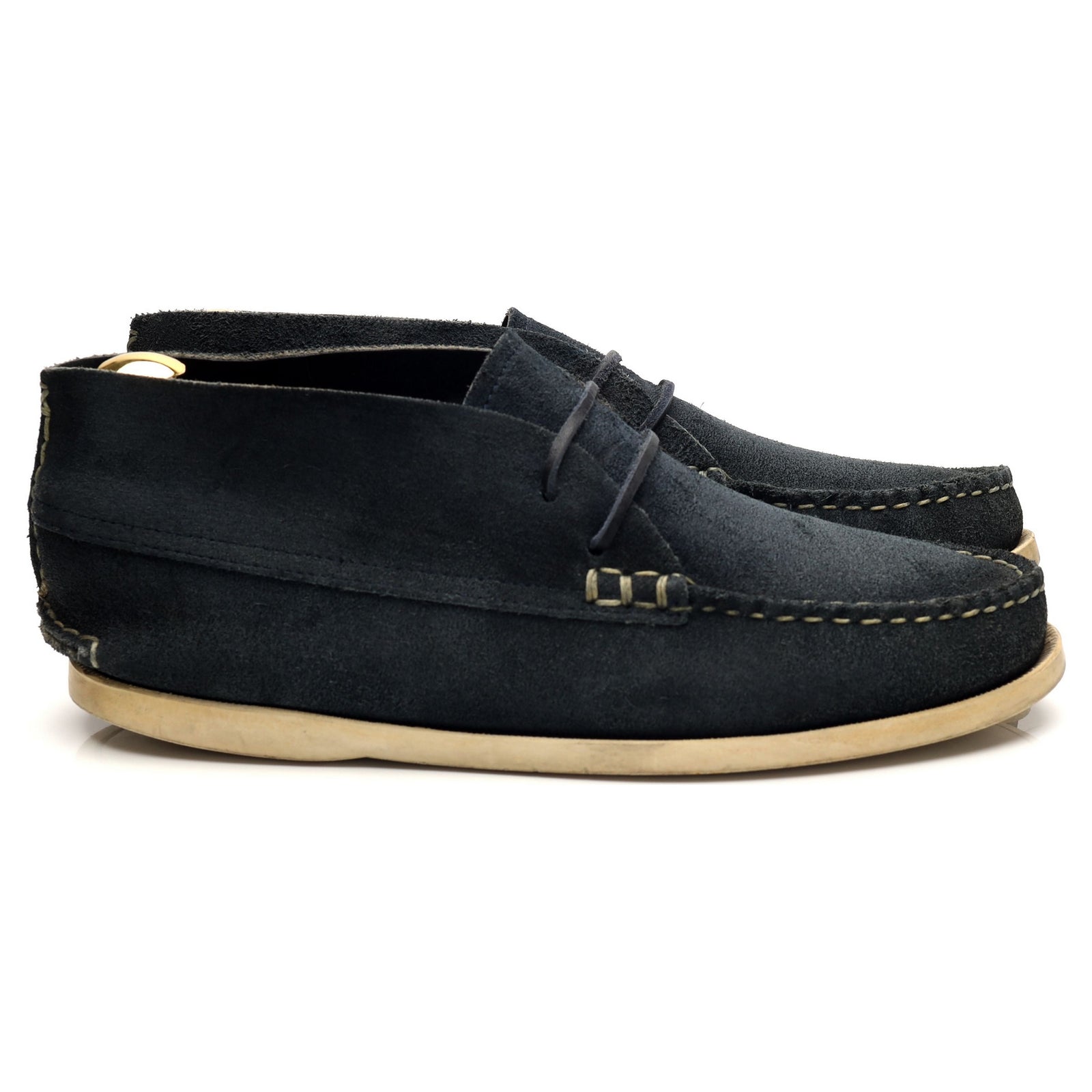 ☆美品☆【yketen/ユケテン】モカシン　スエードシューズ　ブラック　26.5 楽天市場】YUKETEN / BOAT SHOE w/camp sole / FO Neroユケテン