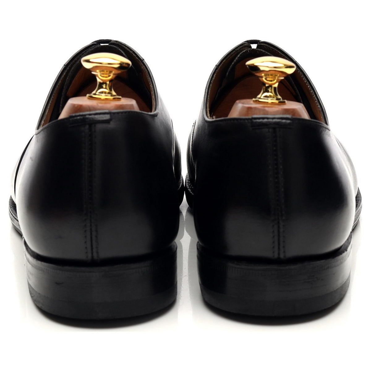 &#39;Barcroft&#39; Black Leather Oxford UK 9 F
