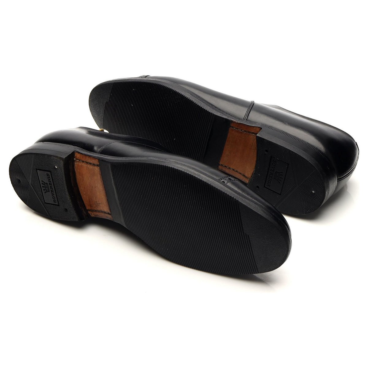 &#39;Barcroft&#39; Black Leather Oxford UK 9 F