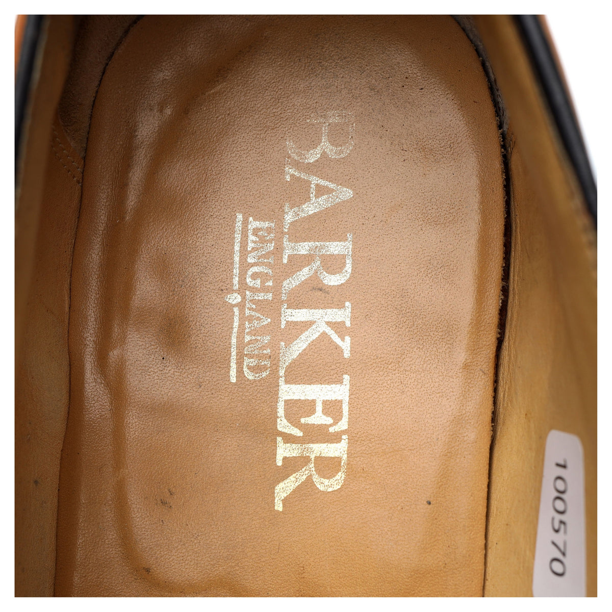 Tan Brown Leather Tassel Loafers UK 10 G