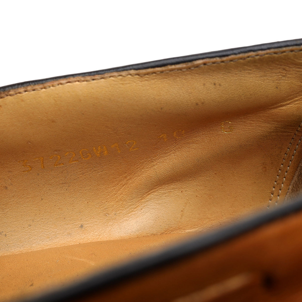 Tan Brown Leather Tassel Loafers UK 10 G