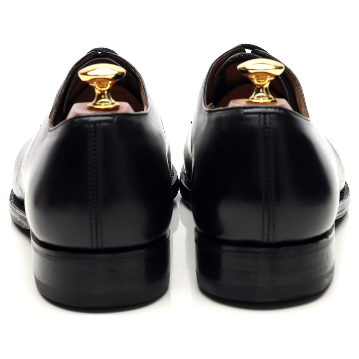 &#39;Consul&#39; Black Leather Oxford UK 9 F