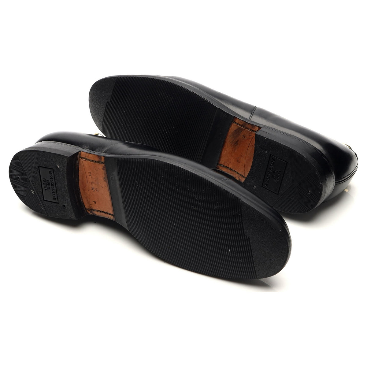 &#39;Consul&#39; Black Leather Oxford UK 9 F