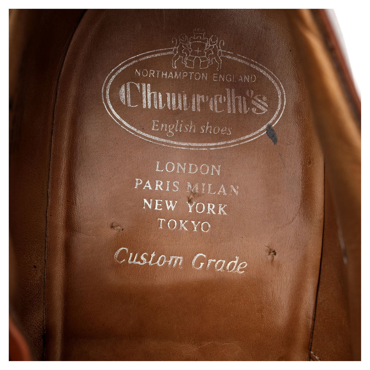 &#39;Ledstone&#39; Tan Brown Leather Double Monk Strap UK 12 F