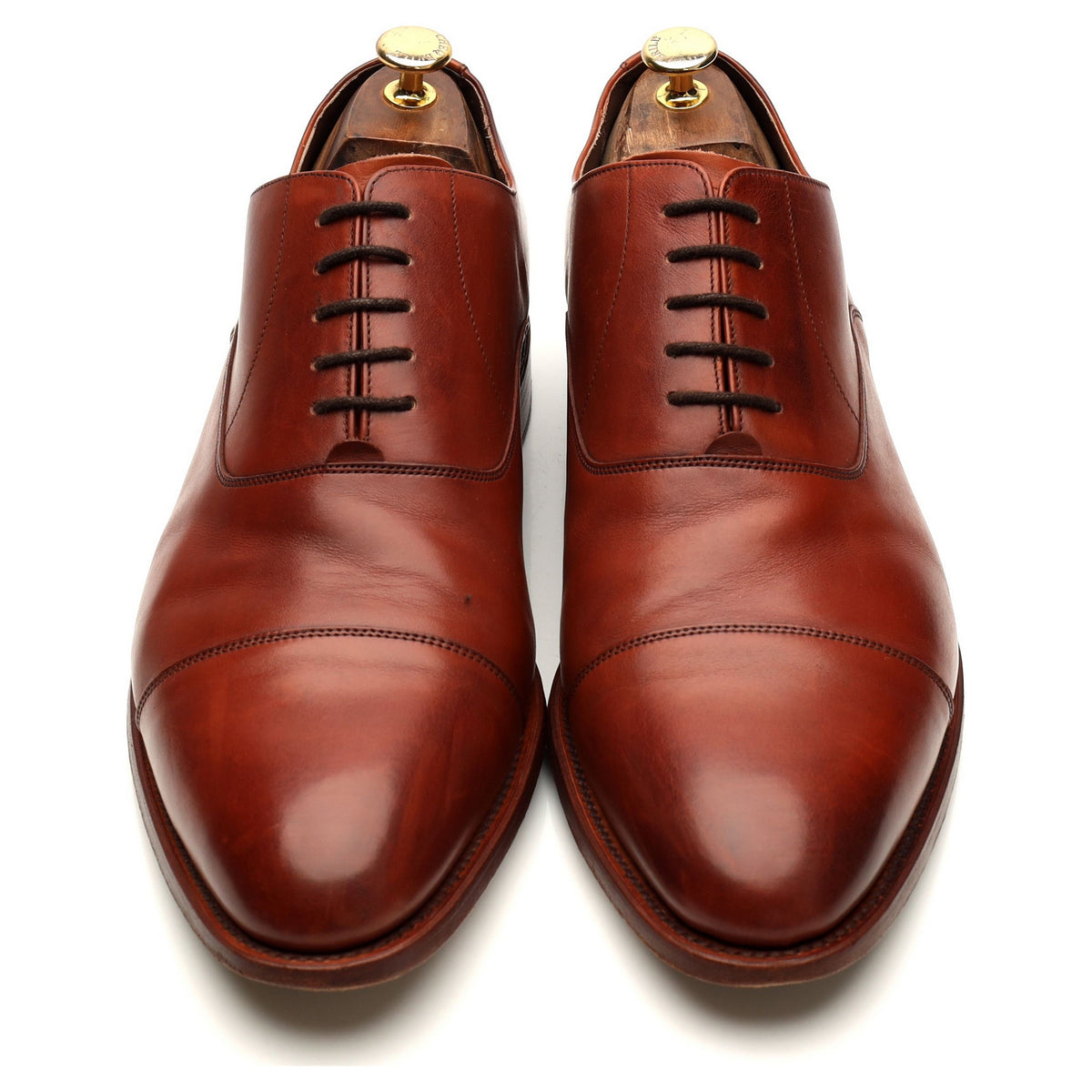 &#39;Duxford&#39; Tan Brown Leather Oxford UK 11 G