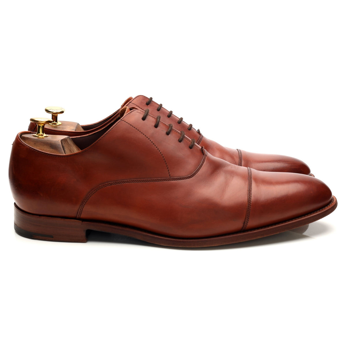 &#39;Duxford&#39; Tan Brown Leather Oxford UK 11 G