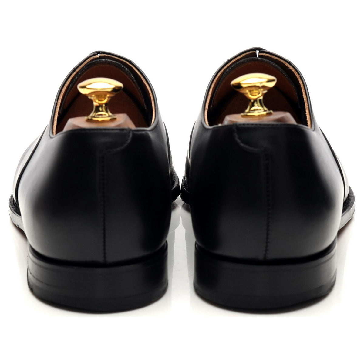 &#39;Connaught&#39; Black Leather Oxford UK 11 F