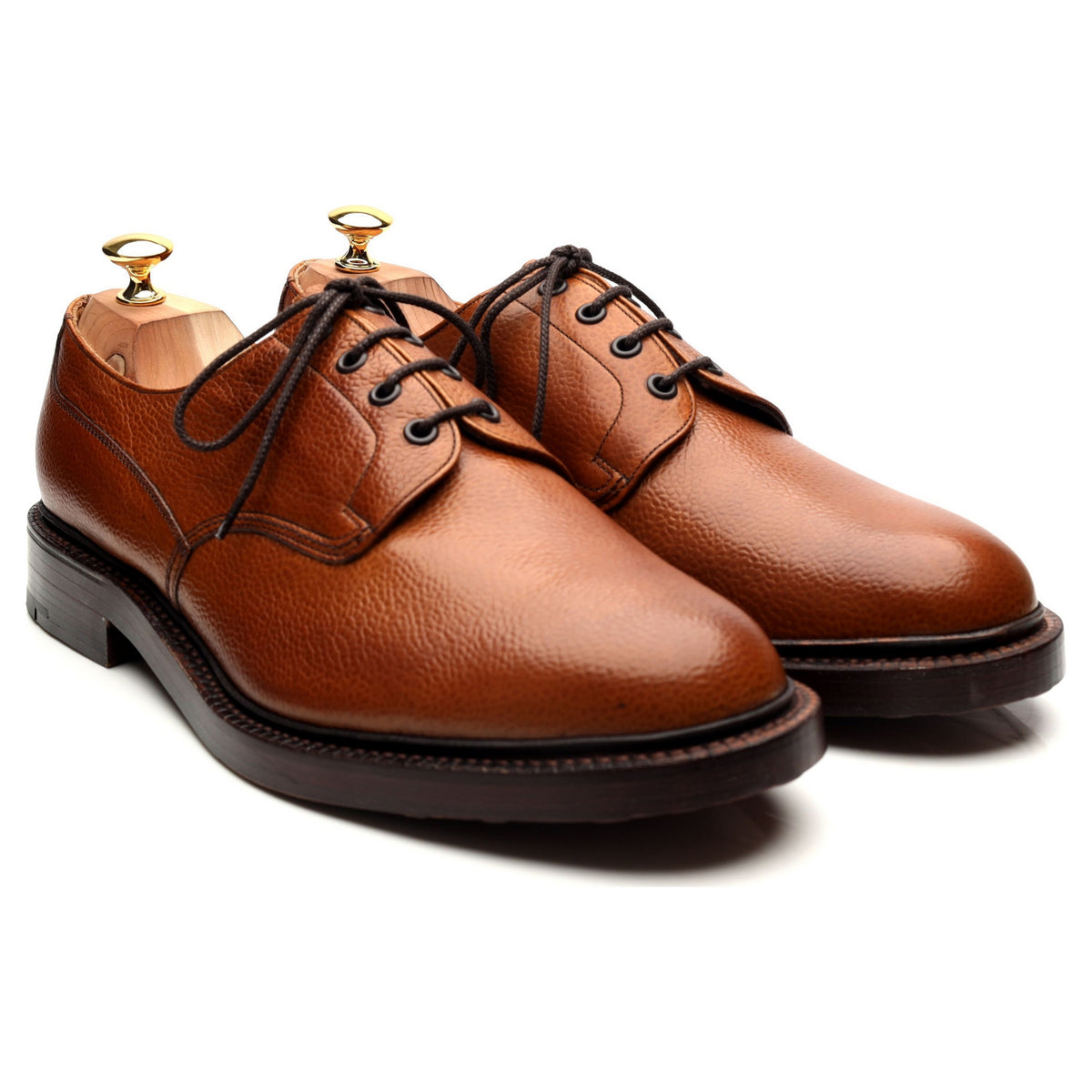Tan Brown Leather Derby UK 11