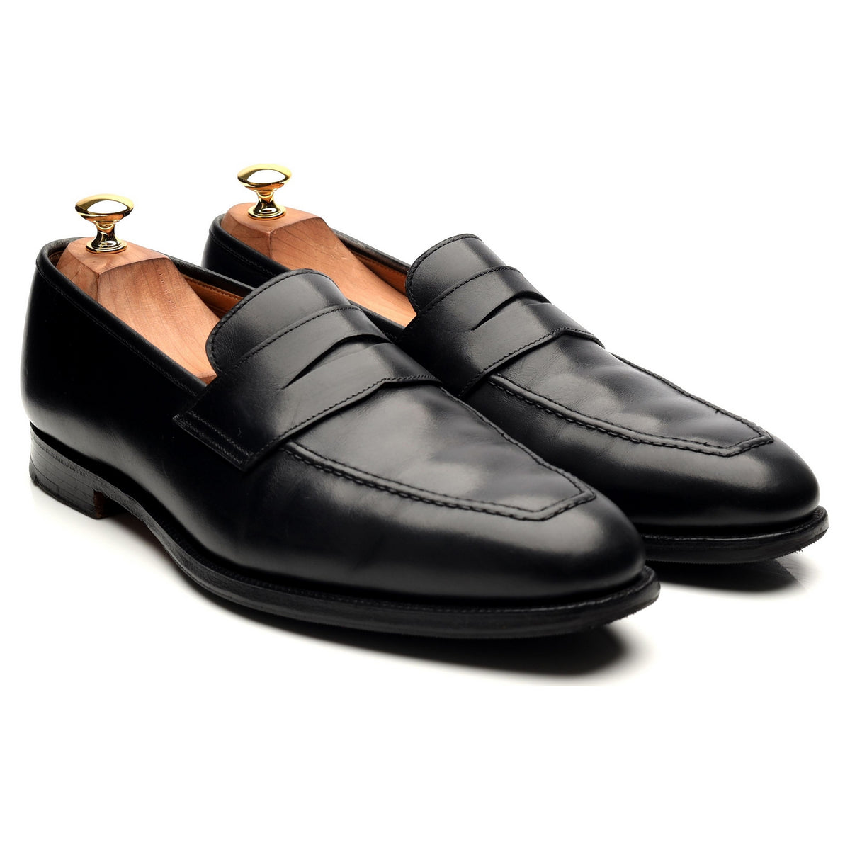 Shipton &amp; Heneage &#39;Somerset&#39; Black Calf Loafers UK 10.5 E