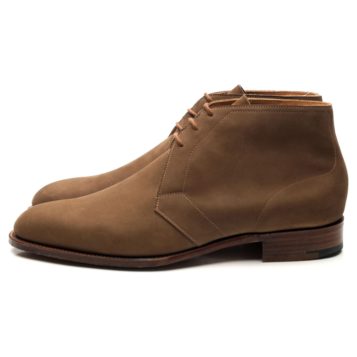 &#39;Cherwell&#39; Brown Nubuck Chukka Boots UK 6 F