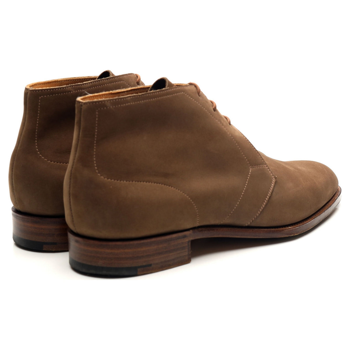 &#39;Cherwell&#39; Brown Nubuck Chukka Boots UK 6 F