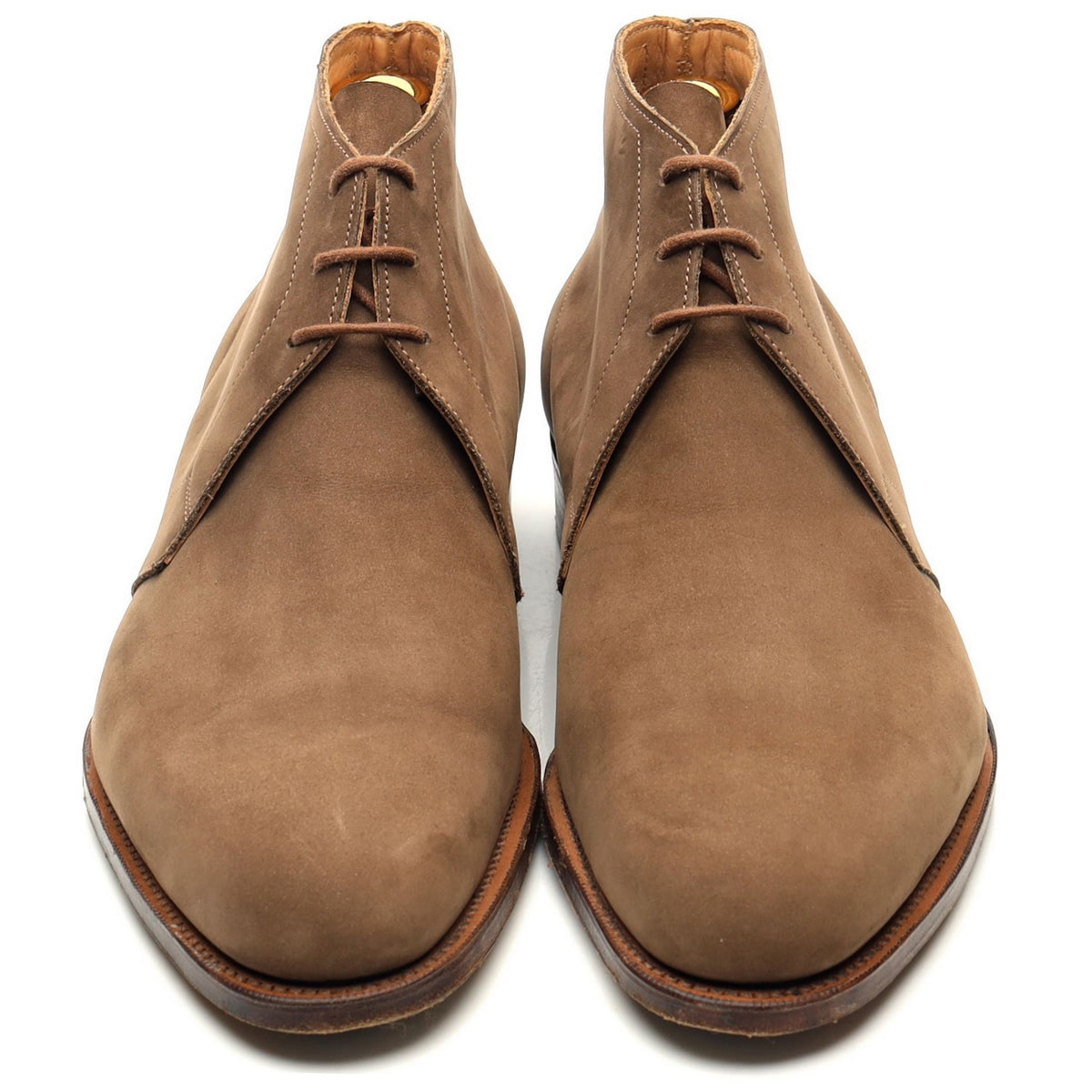 &#39;Cherwell&#39; Brown Nubuck Chukka Boots UK 6 F