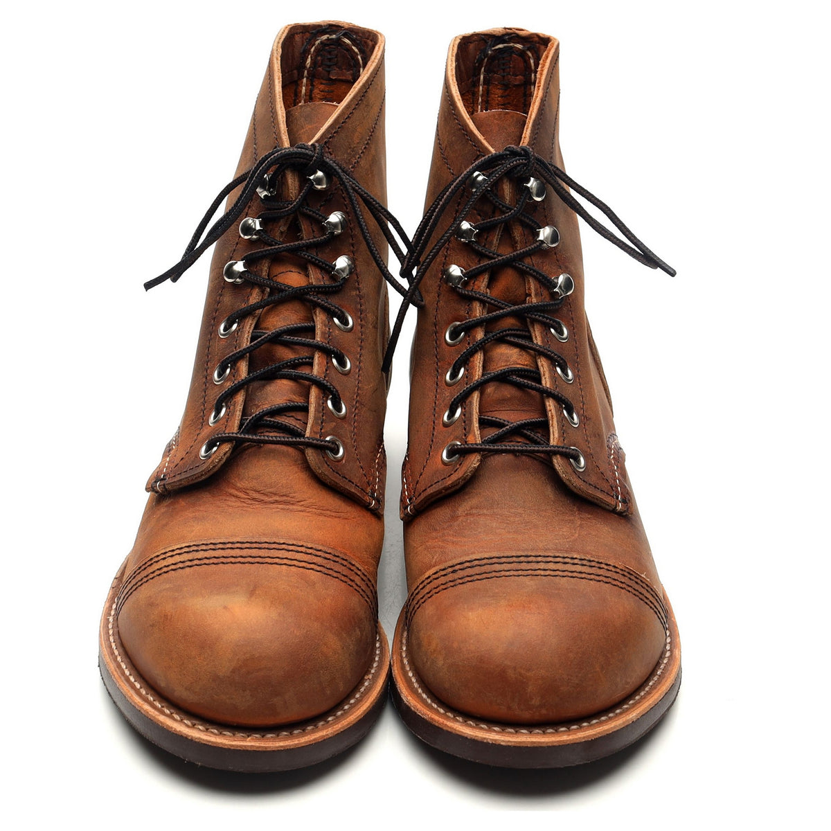 &#39;8085&#39; Brown Leather Iron Ranger Boots UK 6.5 US 7.5