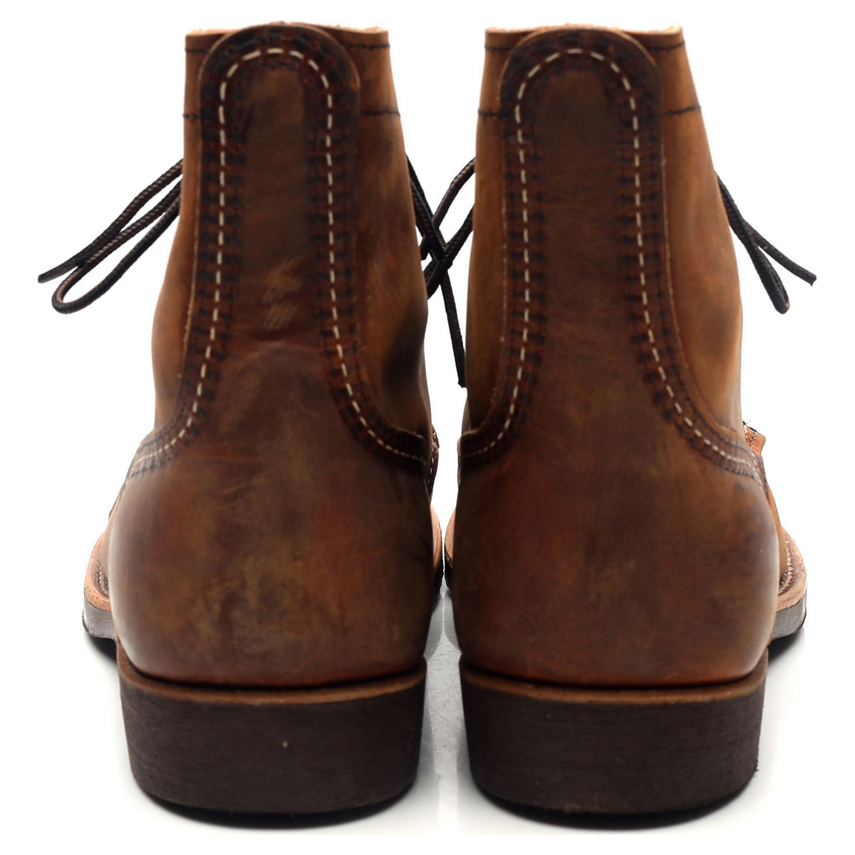 &#39;8085&#39; Brown Leather Iron Ranger Boots UK 6.5 US 7.5