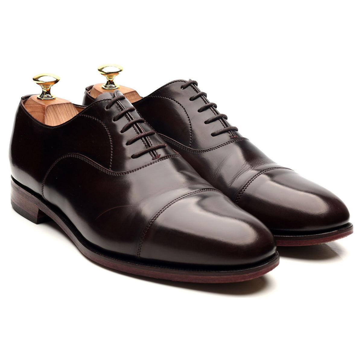 &#39;Edgware&#39; Brown Leather Oxford UK 7.5 F