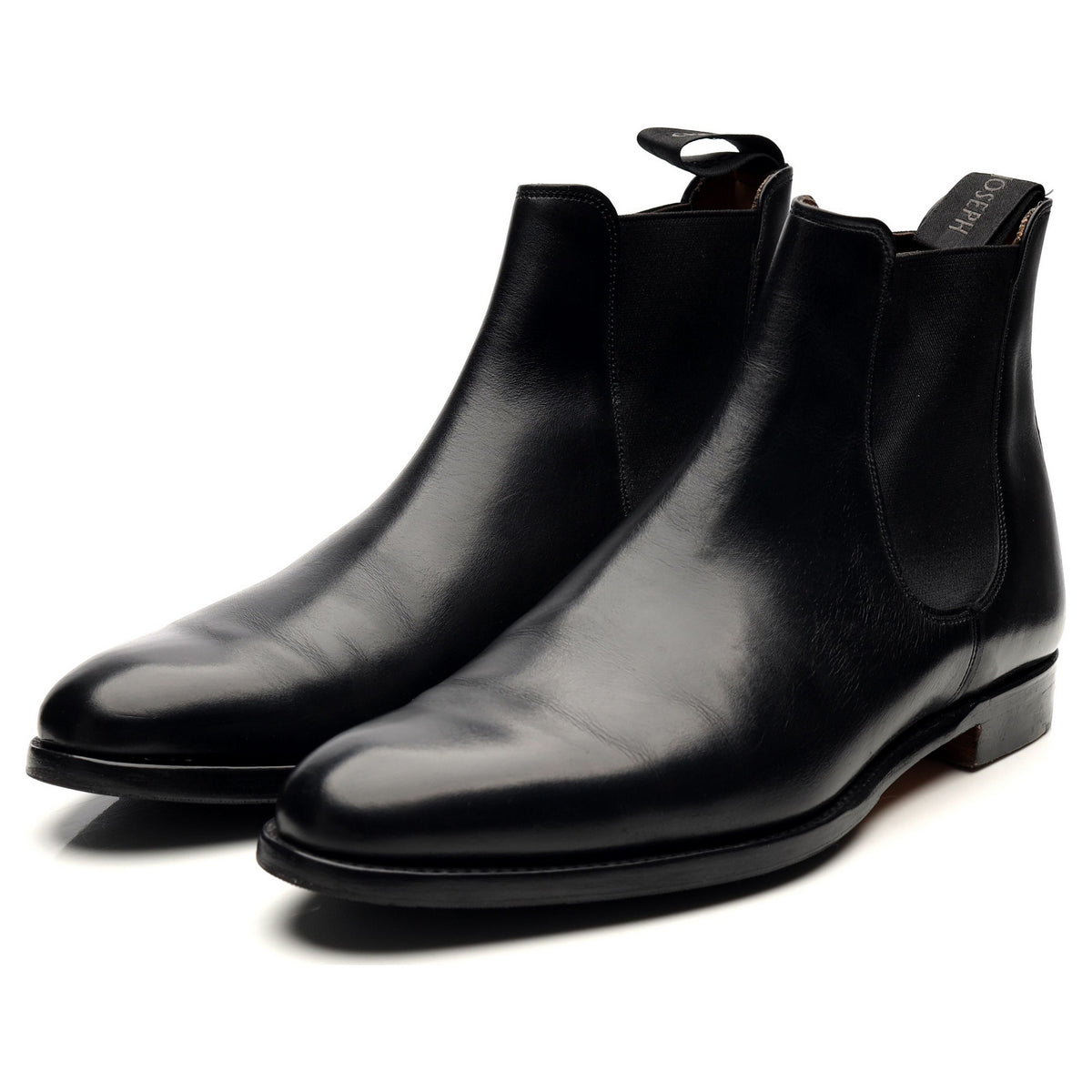 &#39;Threadneedle&#39; Black Leather Chelsea Boots UK 8 F