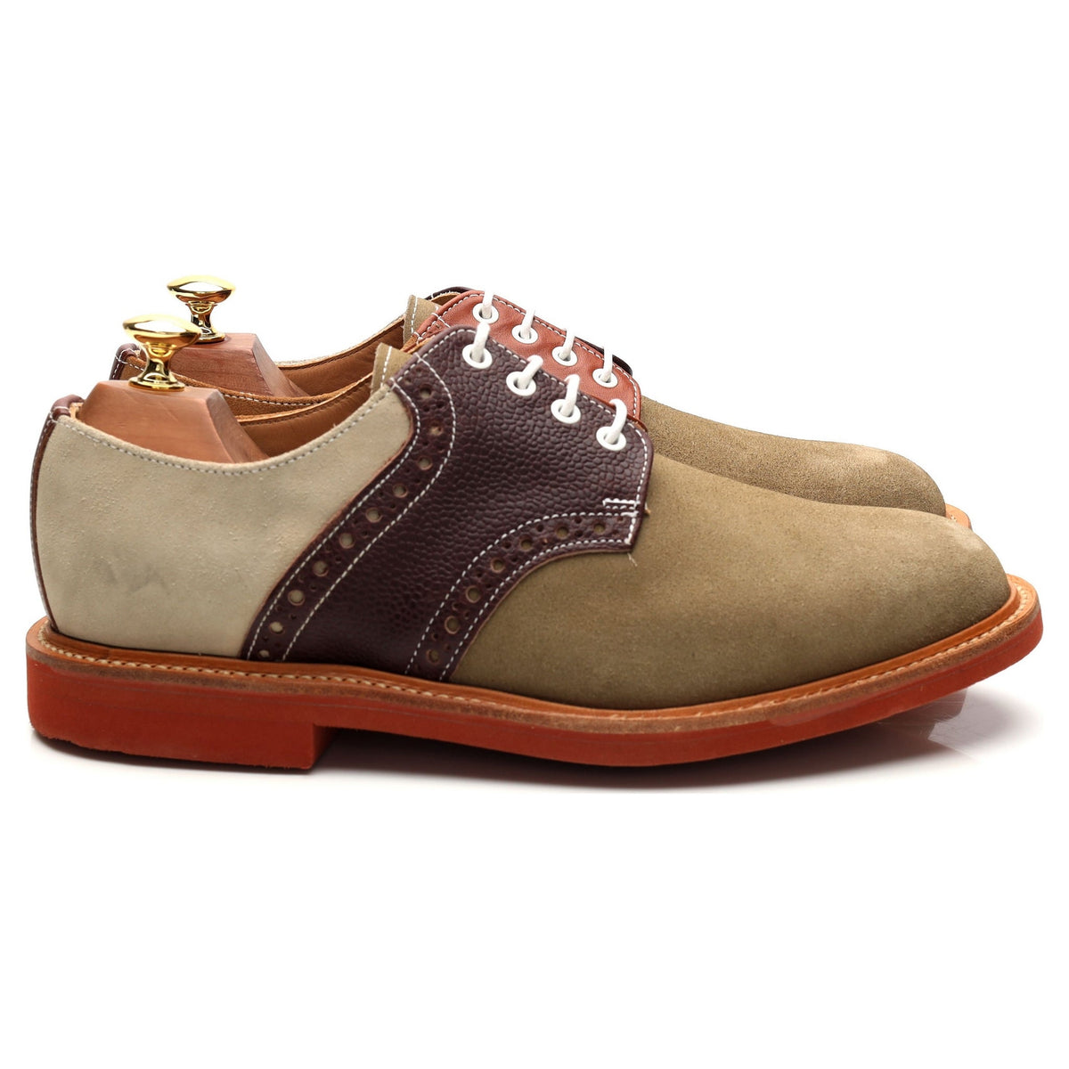 Mark McNairy &#39;Crazy Mix Saddle&#39; Derby UK 8.5 F