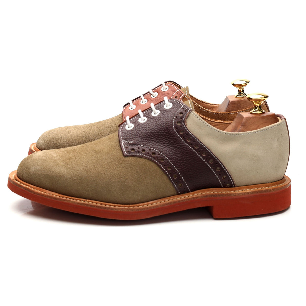 Mark McNairy &#39;Crazy Mix Saddle&#39; Derby UK 8.5 F