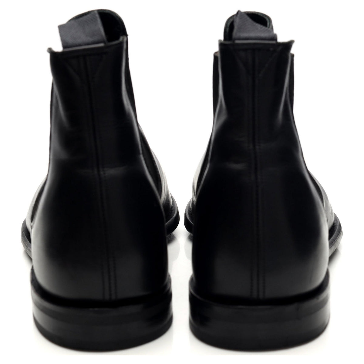 &#39;Prenton&#39; Black Leather Chelsea Boot UK 8 G