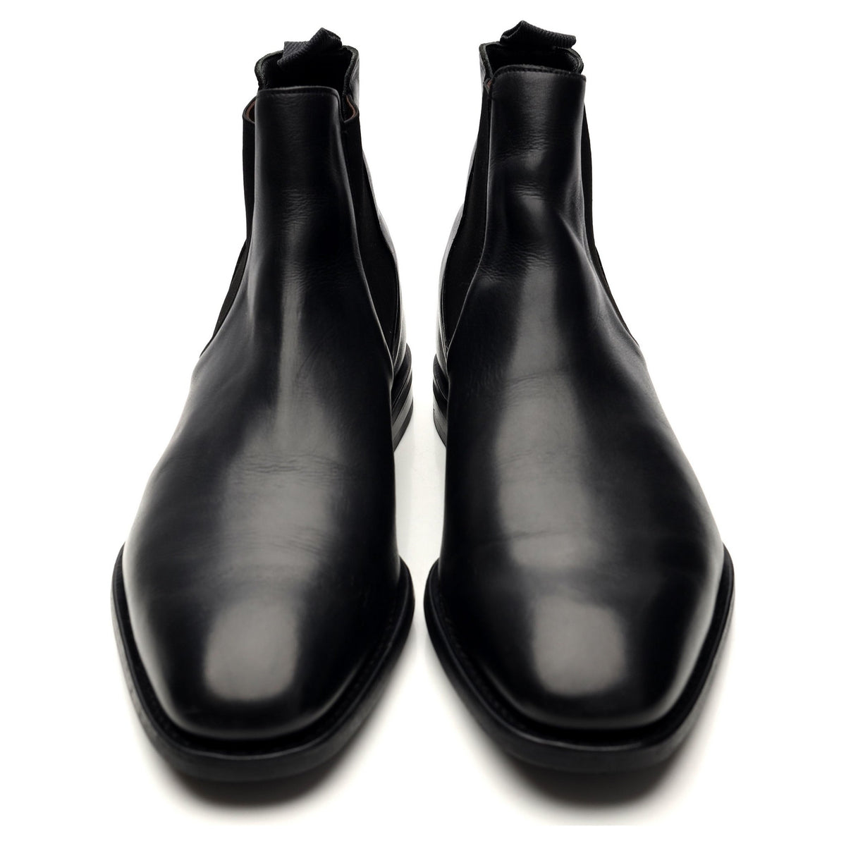 &#39;Prenton&#39; Black Leather Chelsea Boot UK 8 G