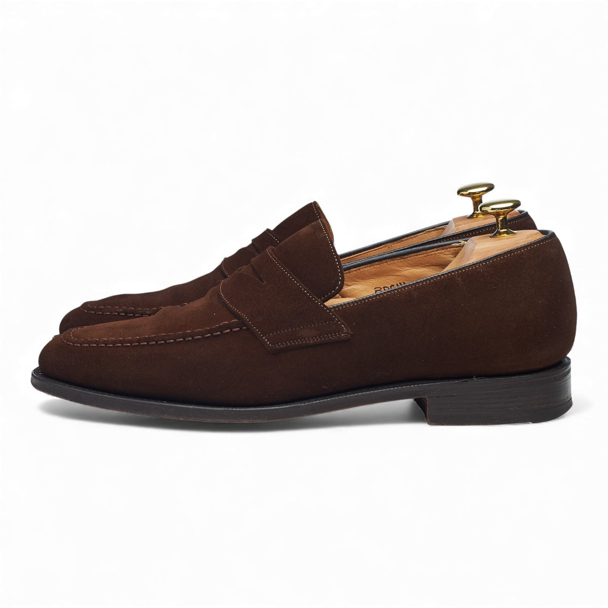 'Hertford' Brown Suede Loafers UK 8 G