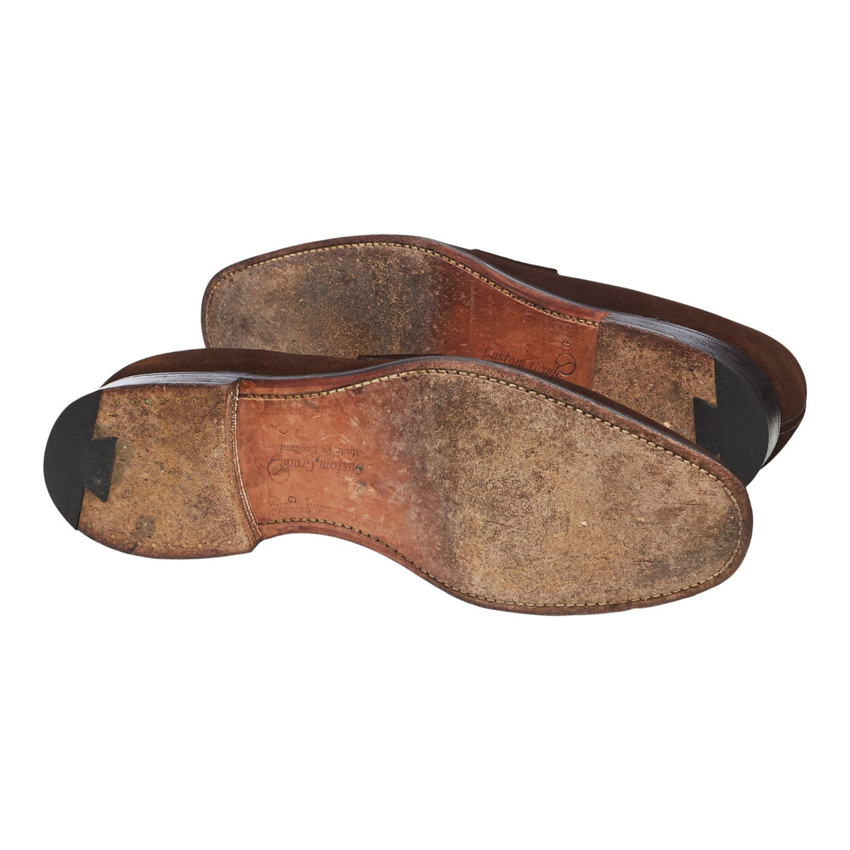 'Hertford' Brown Suede Loafers UK 8 G