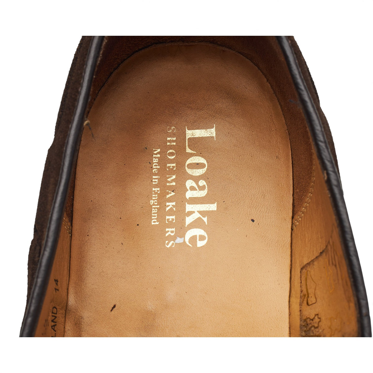 'Lincoln' Brown Suede Tassel Loafers UK 8 F