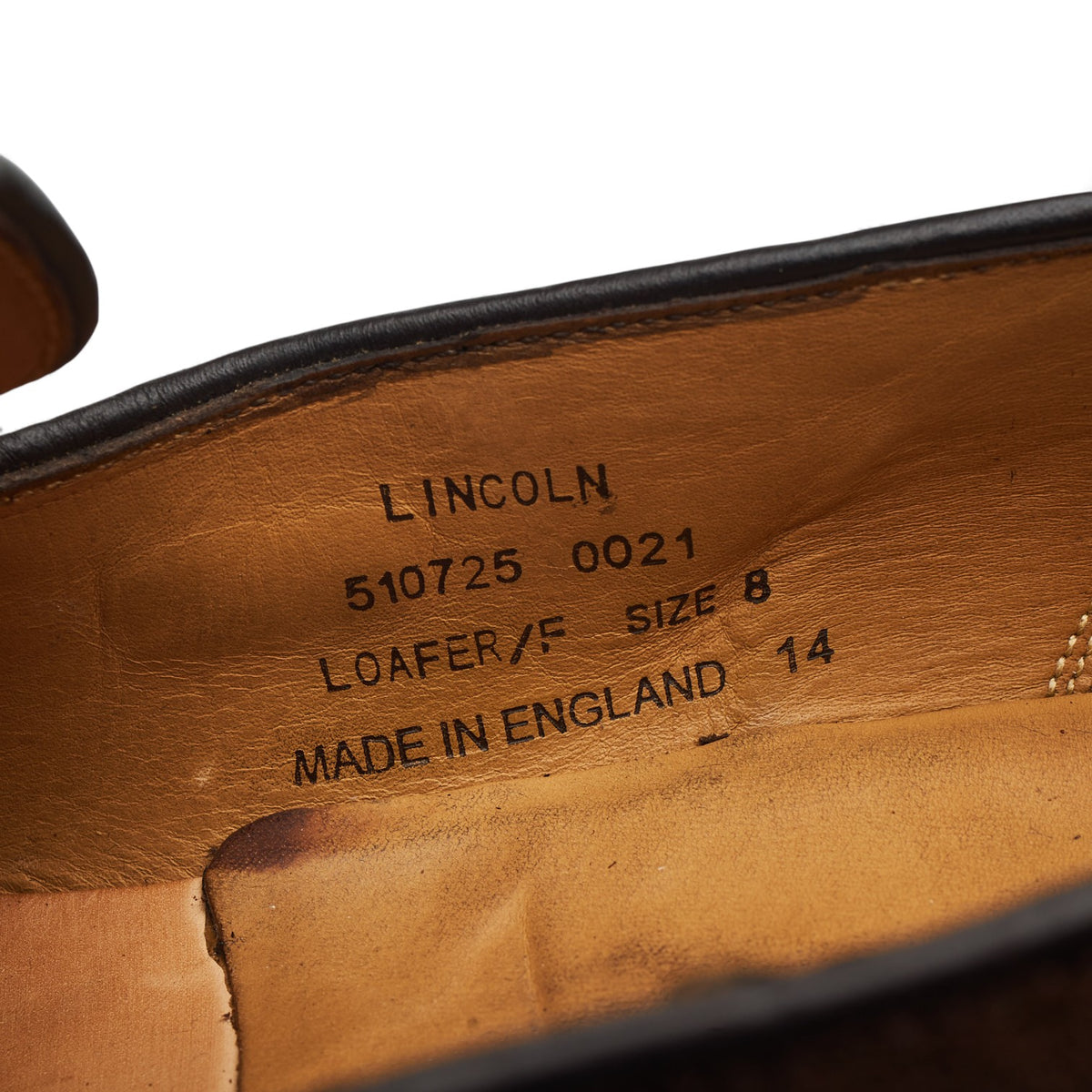 'Lincoln' Brown Suede Tassel Loafers UK 8 F