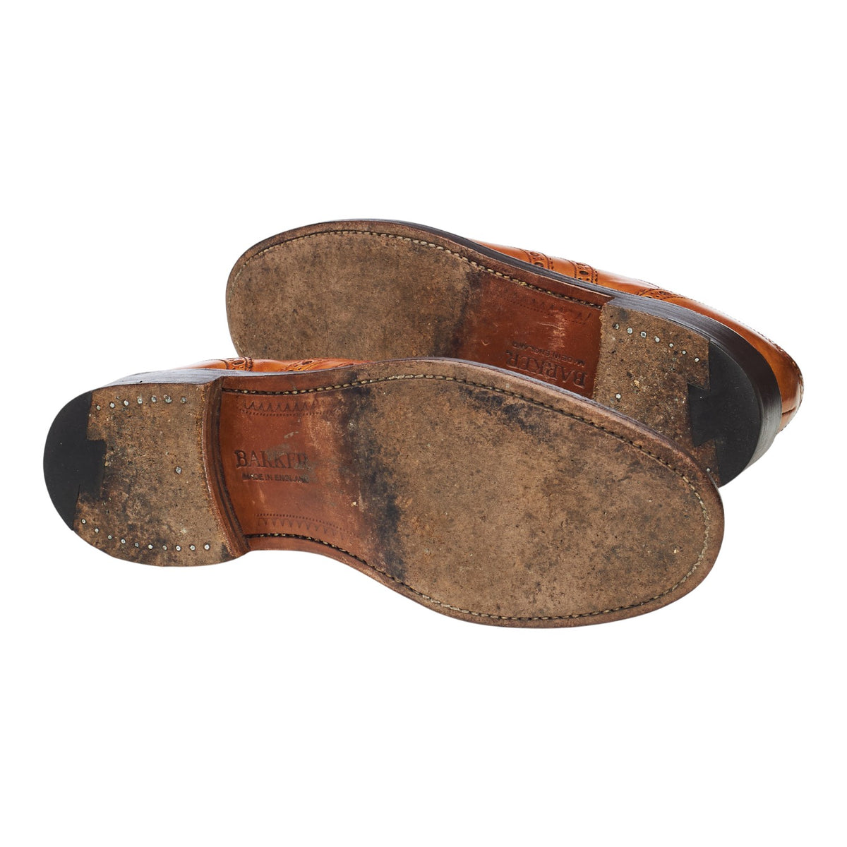 'Westfield' Tan Brown Leather Oxford Brogues UK 7.5 F