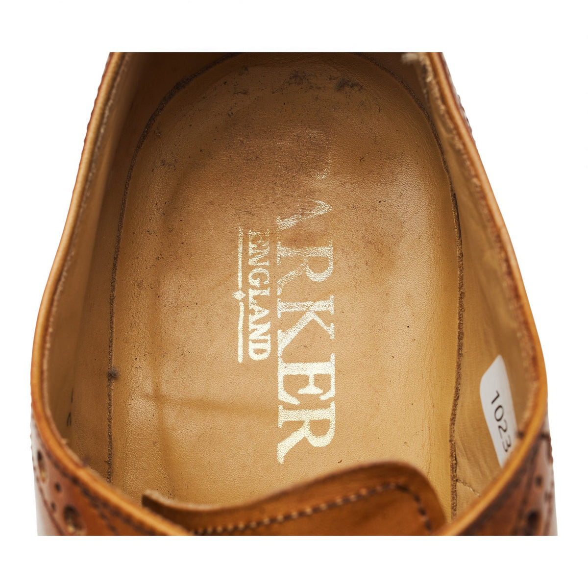 'Westfield' Tan Brown Leather Oxford Brogues UK 7.5 F