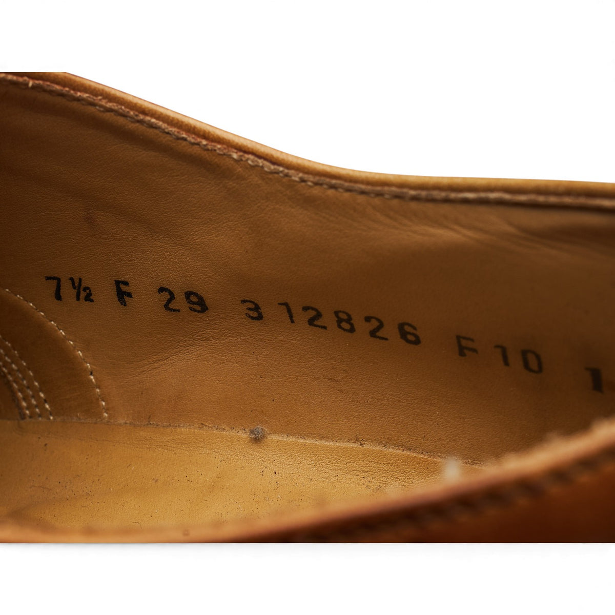 'Westfield' Tan Brown Leather Oxford Brogues UK 7.5 F