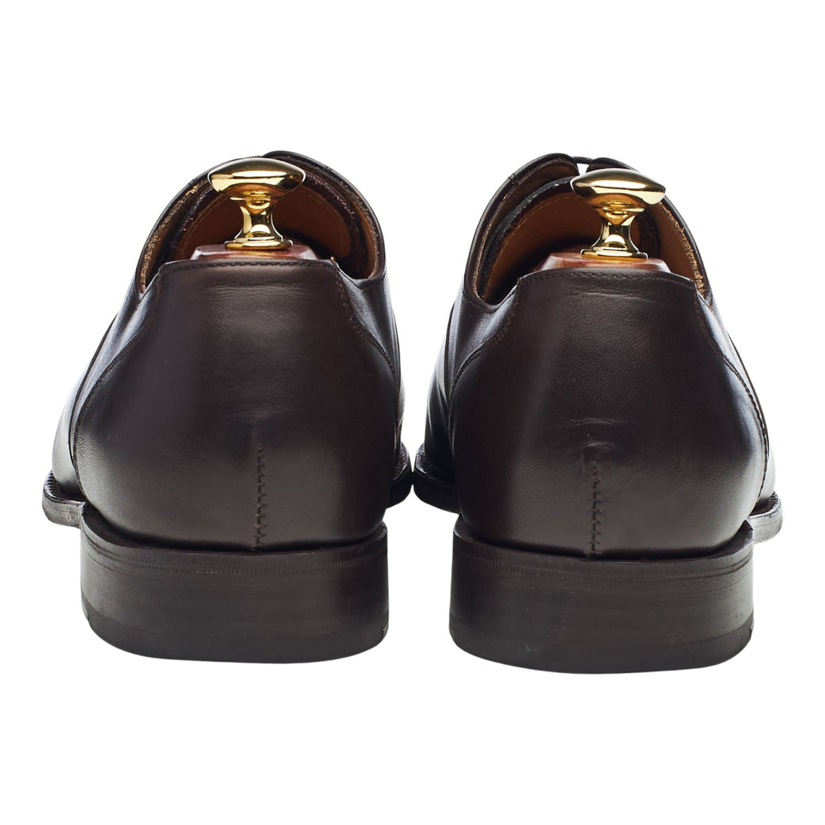 Hardy Amies Dark Brown Leather Oxford UK 9 F