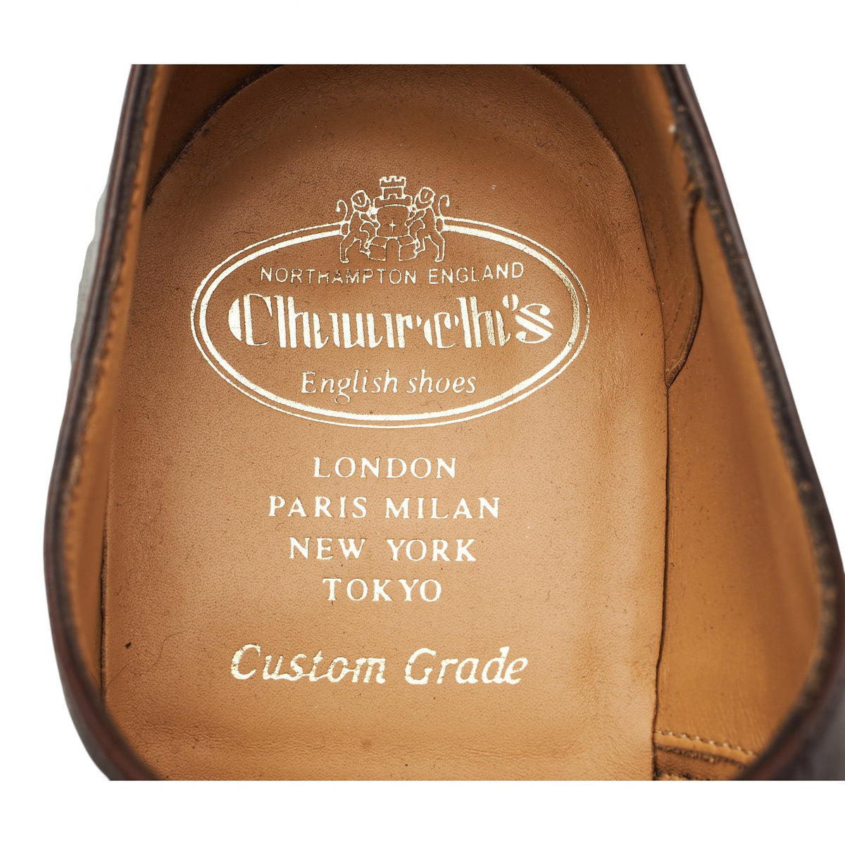 'Consul' Brown Leather Oxford UK 8 G