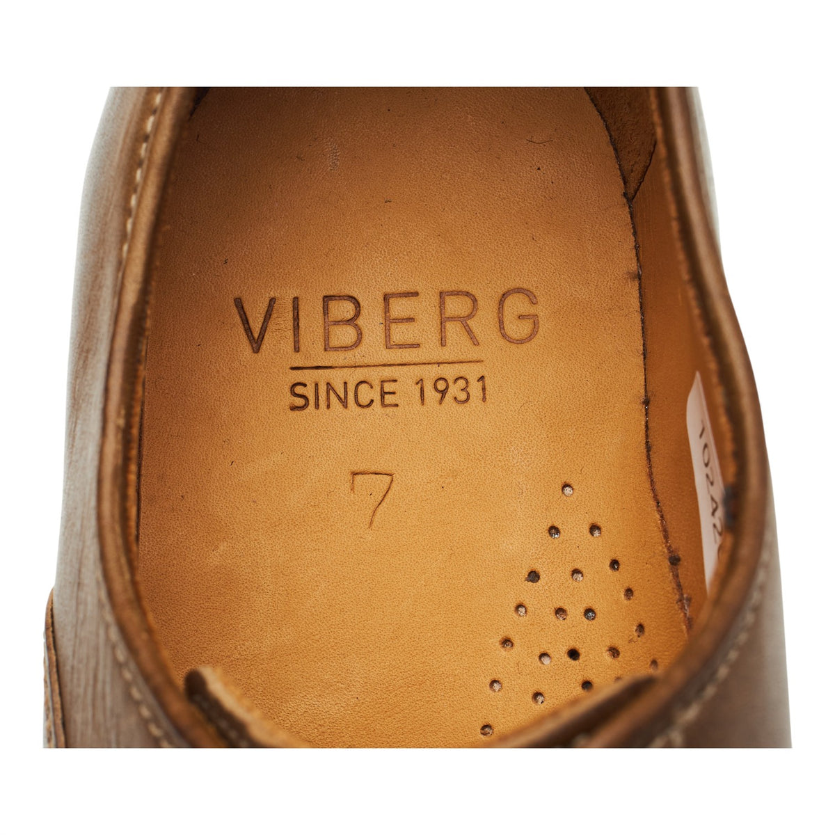 Brown Chromexcel Leather Derby UK 7 E